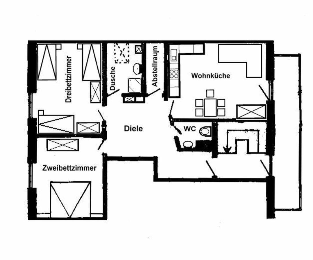 Ferienhaus Guenztal, Fam. Botzenhart Ellzee Buitenkant foto
